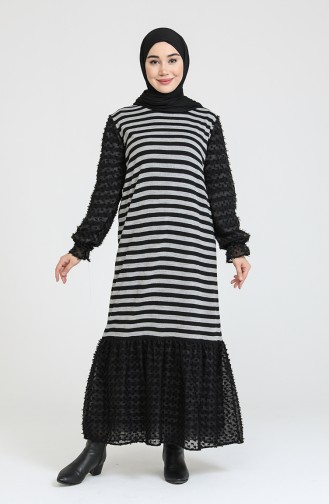 Trikot Garnkleid 3360-11 Grau 3360-11