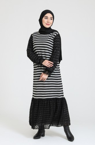 Trikot Garnkleid 3360-11 Grau 3360-11