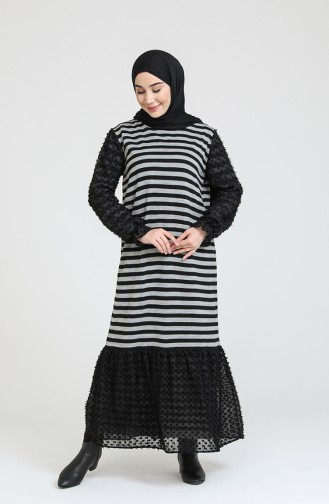 Trikot Garnkleid 3360-11 Grau 3360-11