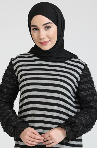 Trikot Garnkleid 3360-11 Grau 3360-11