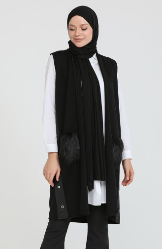 Black Gilet 1037-001