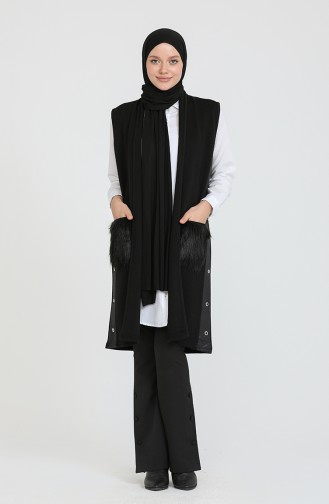 Black Gilet 1037-001