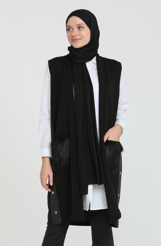 Black Gilet 1037-001