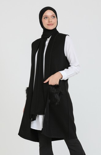 Gilet Sans Manches Noir 1038-001