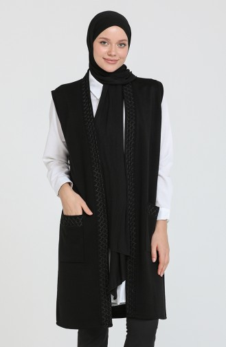 Gilet Sans Manches Noir 1061-001