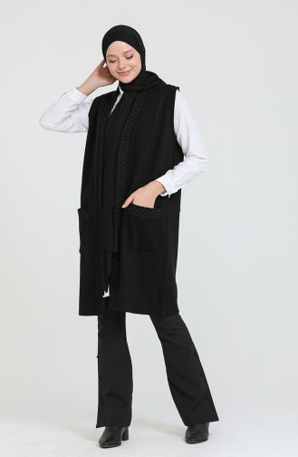 Black Gilet 1061-001