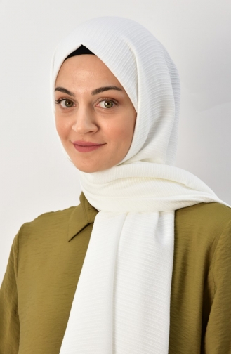 Burden Royal Kaşmir Kışlık Şal Dsn-2 000037-07 Ekru