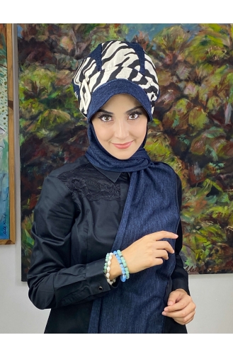 Turban Pret-a-Porter Bleu Marine 194EYL22ŞPK-01