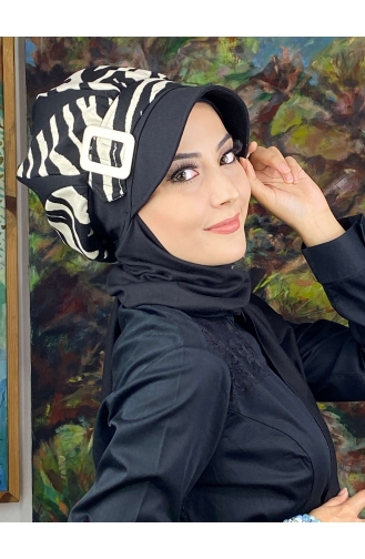 Schwarz Praktischer Turban 194EYL22ŞPK-02