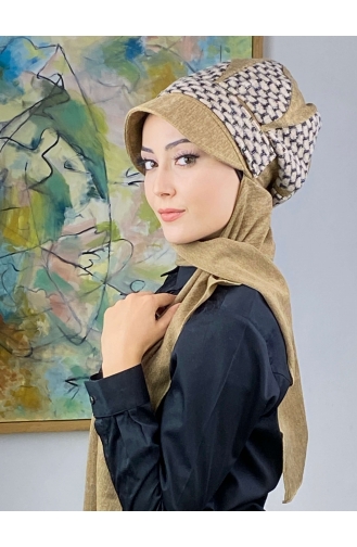 على استعداد لارتداء التوربان كراميلي 274EYL22ŞPK-01