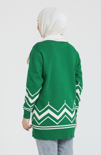 Smaragdgrün Pullover 0002-01