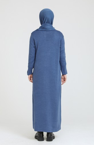 Indigo Hijab Dress 3315-02