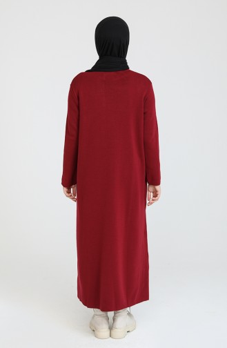 Robe Hijab Bordeaux 3315-03