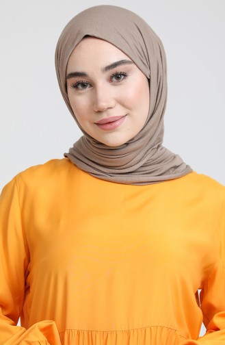 Gelb Hijab Kleider 1816-01