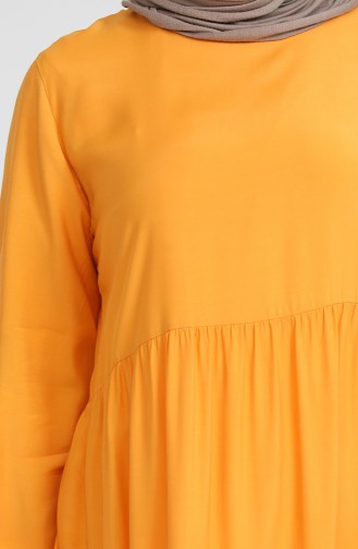 Yellow Hijab Dress 1816-01