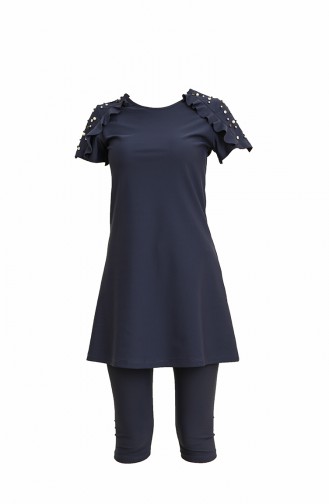 Navy Blue Swimsuit Hijab 009-01