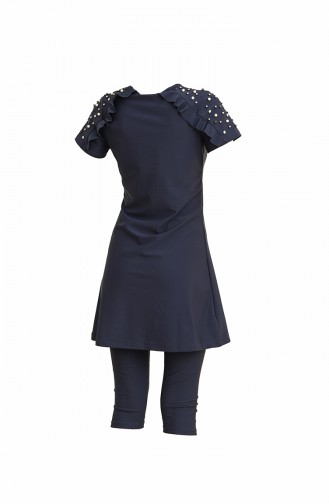 Navy Blue Swimsuit Hijab 009-01