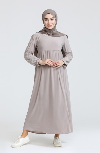 Light Mink Hijab Dress 1934-11