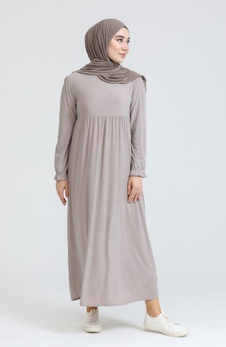 Light Mink Hijab Dress 1934-11