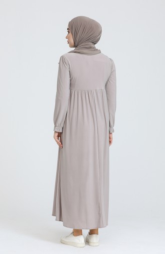 Light Mink Hijab Dress 1934-11