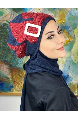 Turban Pret-a-Porter Bleu Marine 394EYL22ŞPK-01