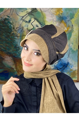 Milchkaffee Praktischer Turban 284EYL22ŞPK-01