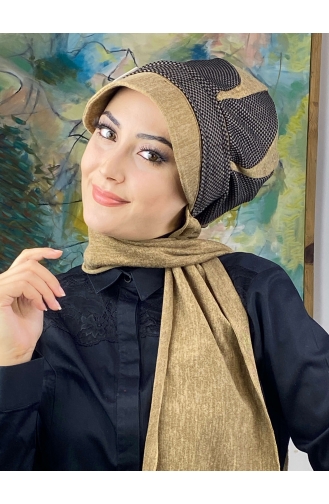 Milchkaffee Praktischer Turban 284EYL22ŞPK-01