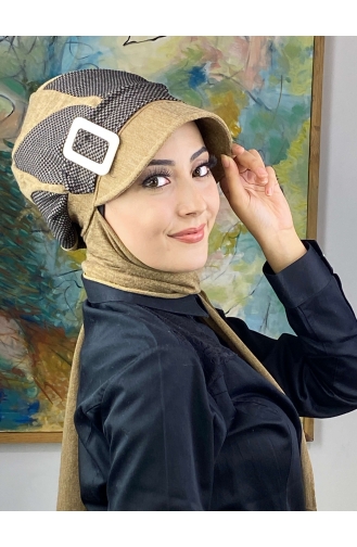 Milchkaffee Praktischer Turban 284EYL22ŞPK-01