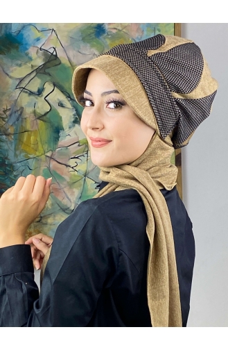 Milchkaffee Praktischer Turban 284EYL22ŞPK-01