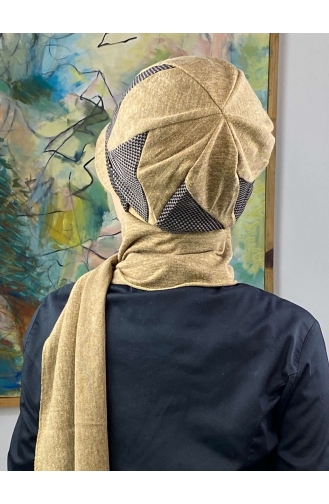 Milchkaffee Praktischer Turban 284EYL22ŞPK-01