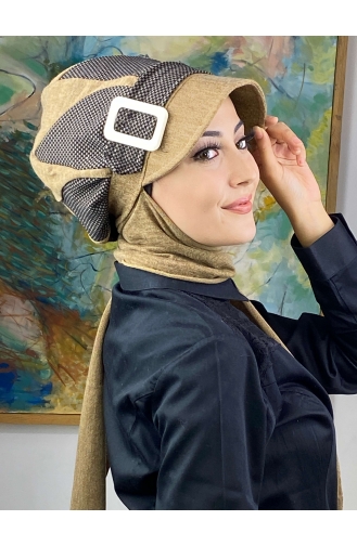 Milchkaffee Praktischer Turban 284EYL22ŞPK-01