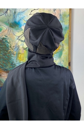 Schwarz Praktischer Turban 284EYL22ŞPK-02