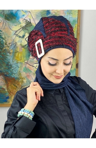 Turban Pret-a-Porter Bordeaux 404EYL22ŞPK-01