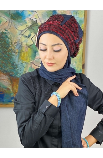 Turban Pret-a-Porter Bordeaux 404EYL22ŞPK-01