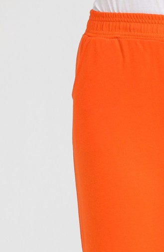 İki İplik Jogger Eşofman Altı 1051-03 Oranj