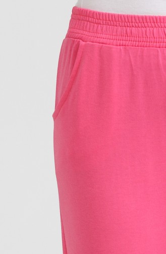 İki İplik Jogger Eşofman Altı 1051-04 Pembe