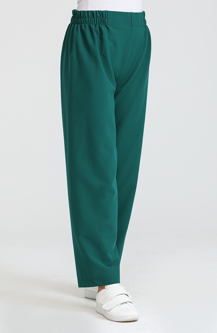 Pantalon vert emeraude best sale