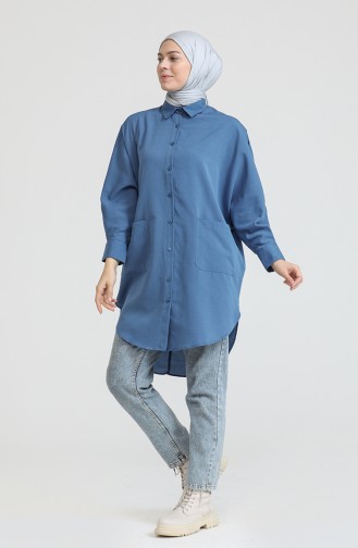 Light Navy Blue Tunics 2561-06