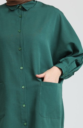 Pocket Tunic 2561-07 Emerald Green 2561-07