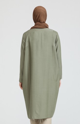 Raglan Sleeve Tunic 6433-18 Khaki Green 6433-18