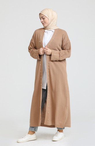 Milchkaffee Strickjacke 0525-02