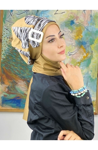 Turban Pret-a-Porter Café au lait 474EYL22ŞPK-03