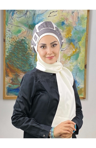 Turban Pret-a-Porter Blanc 604EYL22ŞPK-02