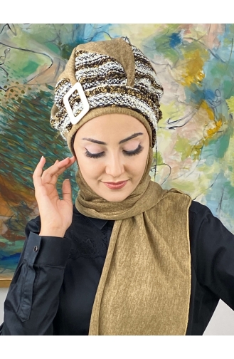 Turban Pret-a-Porter Tabac 634EYL22ŞPK-01