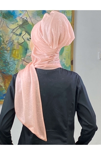 Light Salmon Ready to Wear Turban 16EYLL22BONE-05