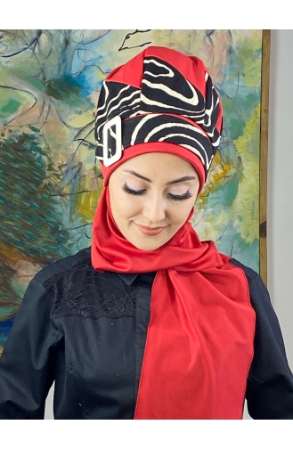 Turban Pret-a-Porter Rouge 146EYLL22BERE-03