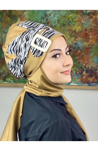 Black Ready to Wear Turban 256EYLL22BERE-03