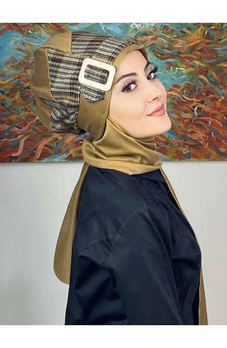 Dark Brown Ready to Wear Turban 276EYLL22BERE-01