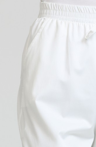 Pantalon Blanc 6106-13