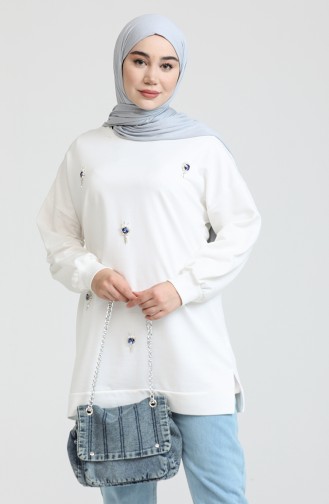 Ecru Sweatshirt 3113-02